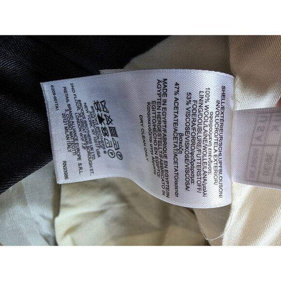 Brooks Brothers 346 Mens Wool Dress Pants 38W/30L Gray Made In Italy - Picture 6 of 9